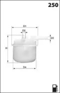 LUCAS FILTERS lfpf042 -  Топливный фильтр